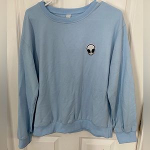 Alien head sweater shirt